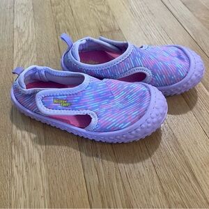 Little Kids Western Chief Water Shoes, Purple, Youth, Toe Bumper, Hook and Loop